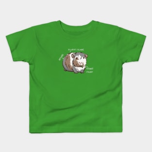 Anatomy Of A Guinea Pig With Funny Labels Kids T-Shirt